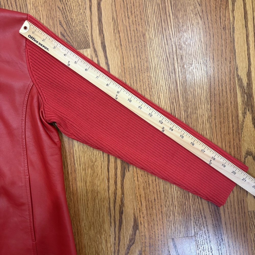 Pendleton Leather Wool Zip Front Jacket - Picture 8 of 9